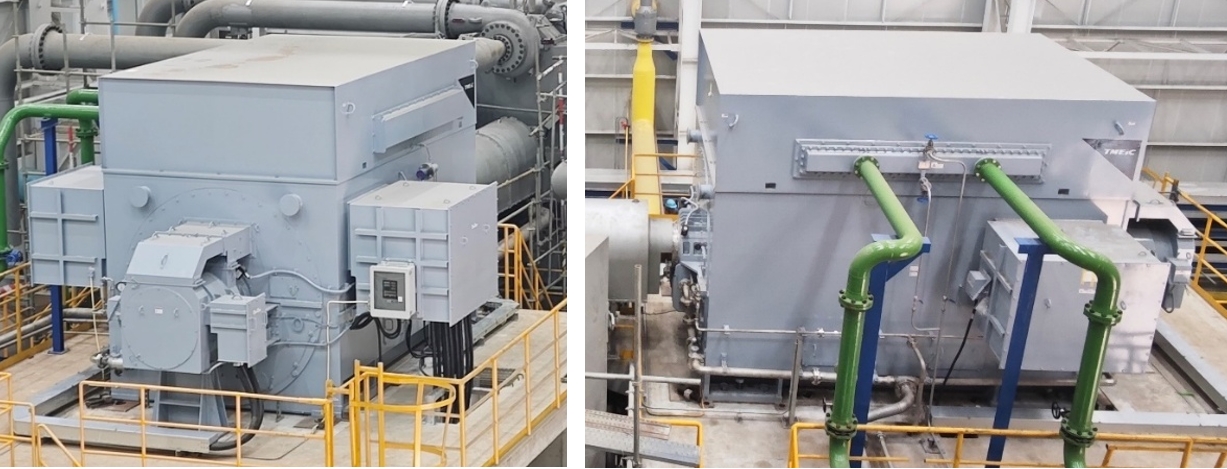 TMEIC研发的6极大型同步电机(输出功率:48.4 MW)