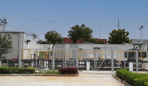 Battery system laboratory on the factory premises of TMEIC India