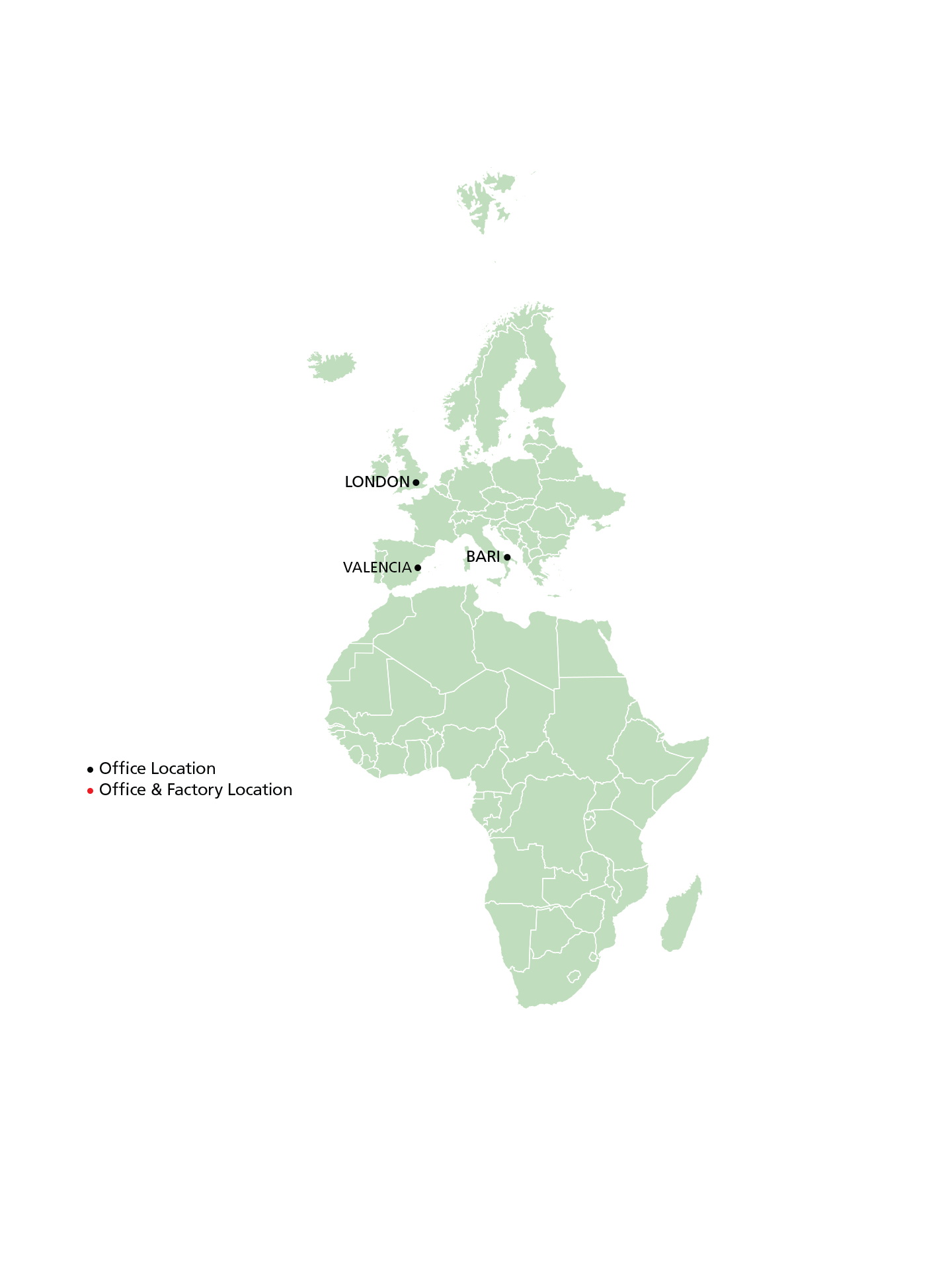 TMEIC locations in Europe and Africa